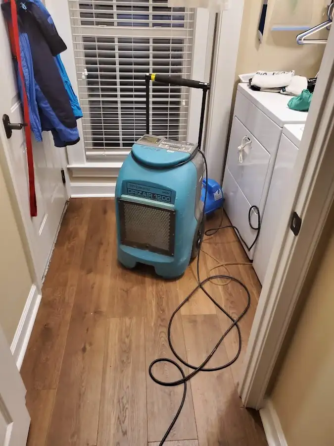 Commercial dehumidifier deployed for Flood Damage Cleanup in Watford City